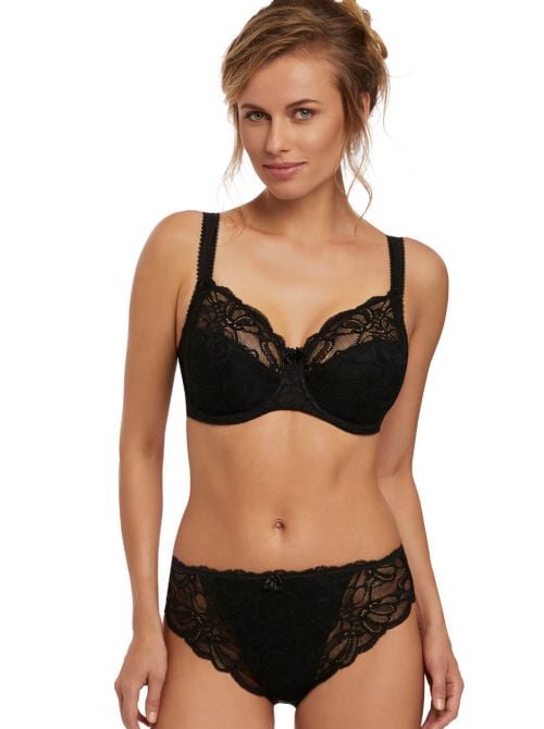 Jacqueline Lace UW Full cup with Side Support Bra, black