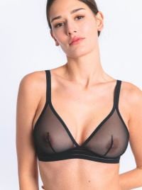 Nufit Reggiseno a  triangolo senza ferretto, nero