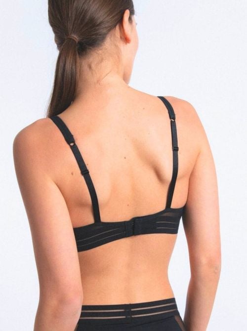 Nufit Reggiseno a  triangolo senza ferretto, nero