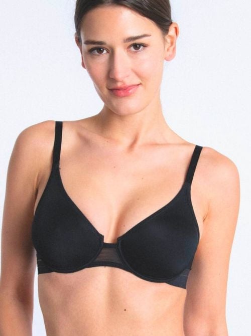 Nufit Reggiseno con ferretto, nero