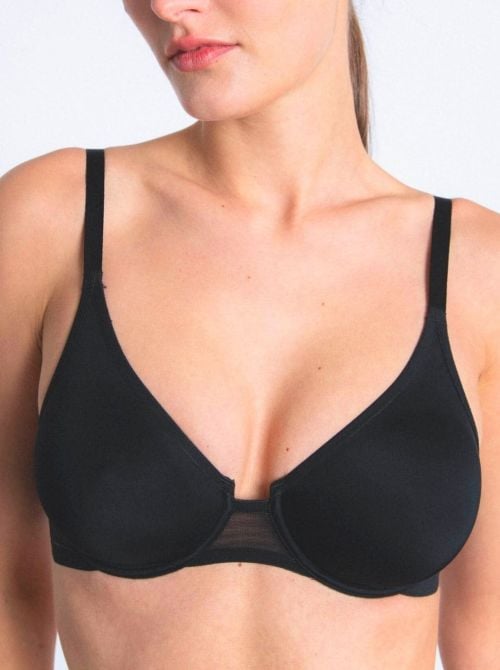 Nufit Reggiseno con ferretto, nero