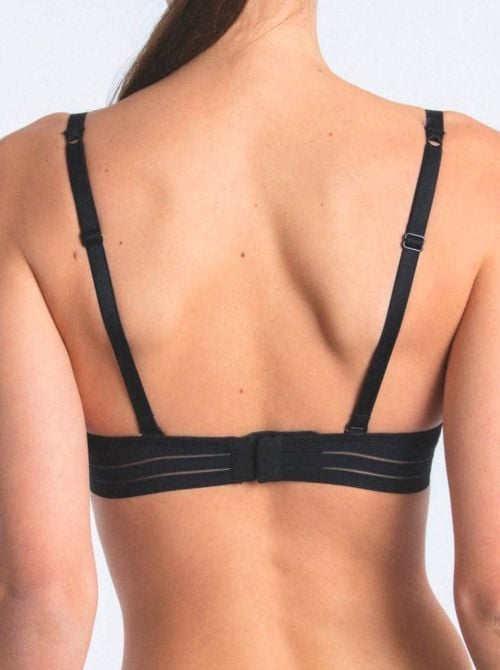 Nufit Reggiseno con ferretto, nero
