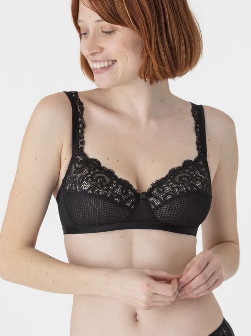 Gaby Reggiseno senza ferretto, nero MAISONLEJABY