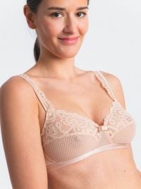 Gaby Reggiseno senza ferretto, rosa fum&egrave;