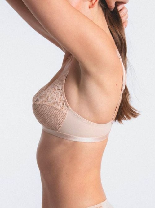 Gaby Reggiseno senza ferretto, rosa fum&egrave;