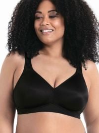 Twin 5493 Reggiseno microfibra senza ferretto, nero