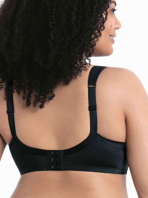 Twin 5493 Reggiseno microfibra senza ferretto, nero