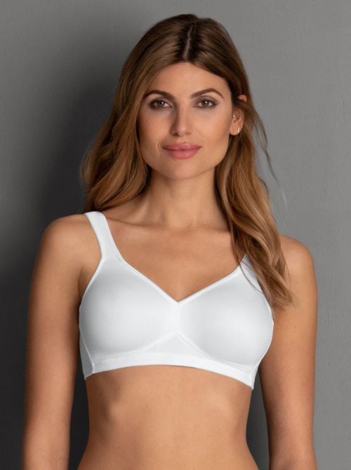 Twin 5493 Seamless no wire Bra, white ROSA FAIA