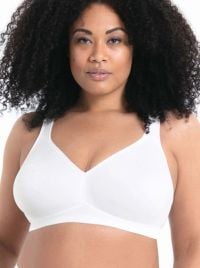 Twin 5493 Reggiseno microfibra senza ferretto, bianco