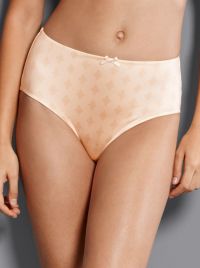 Mila 1398  High-waisted brief, biscuit