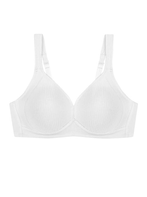 Modern Soft+Cotton N  non-wired bra, white