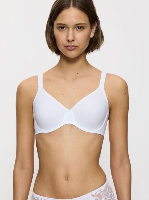 Modern Soft+Cotton W non-wired bra, white TRIUMPH