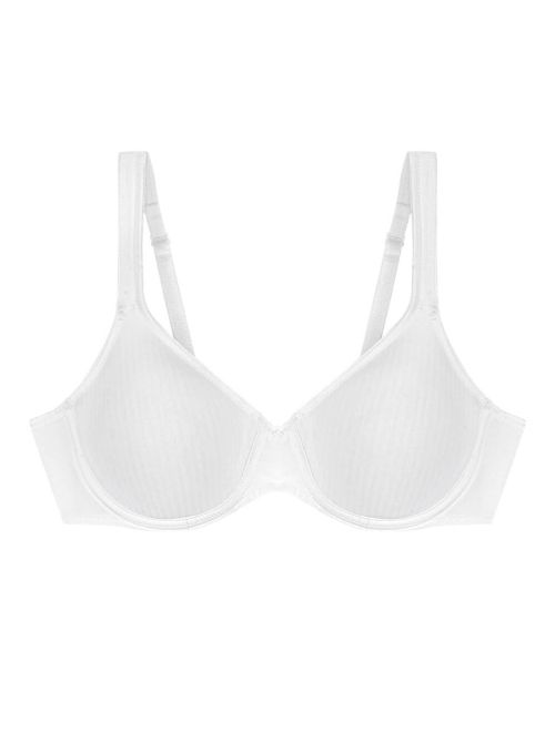 Modern Soft+Cotton W non-wired bra, white