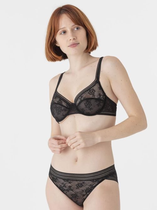 MissLejaby Reggiseno con ferretto, nero