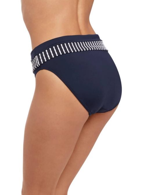 San Remo Slip per Bikini con risvolto, fantasia blu