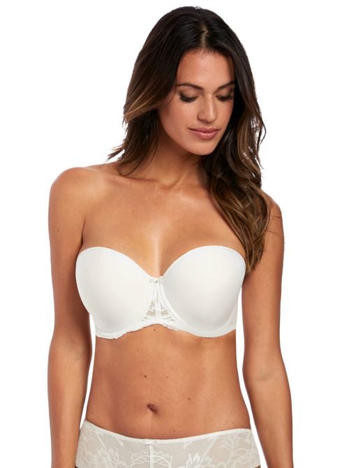 Bronte Ivory reggiseno preformato senza spalline, avorio
