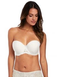 Bronte Ivory reggiseno preformato senza spalline, avorio