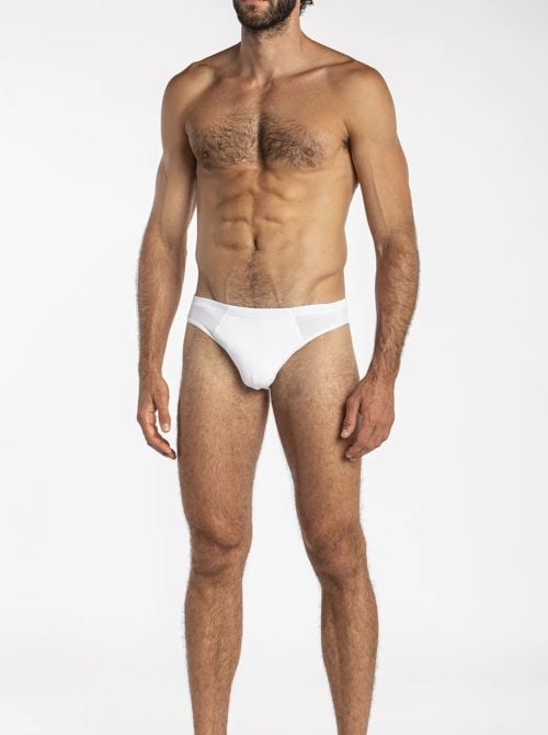Incontri - Slip in Cotone Elasticizzato, bianco