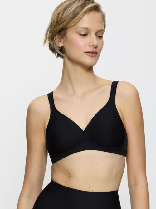 Modern Soft+Cotton N  non-wired bra, black