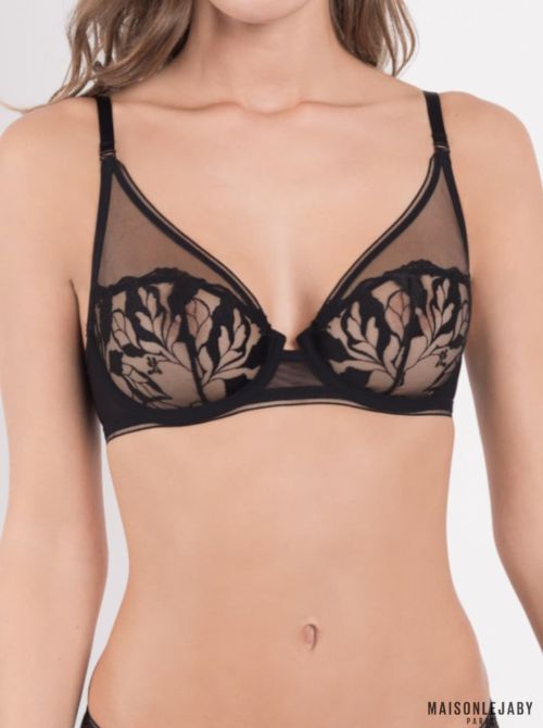 Sin Underwire bra, black MAISONLEJABY