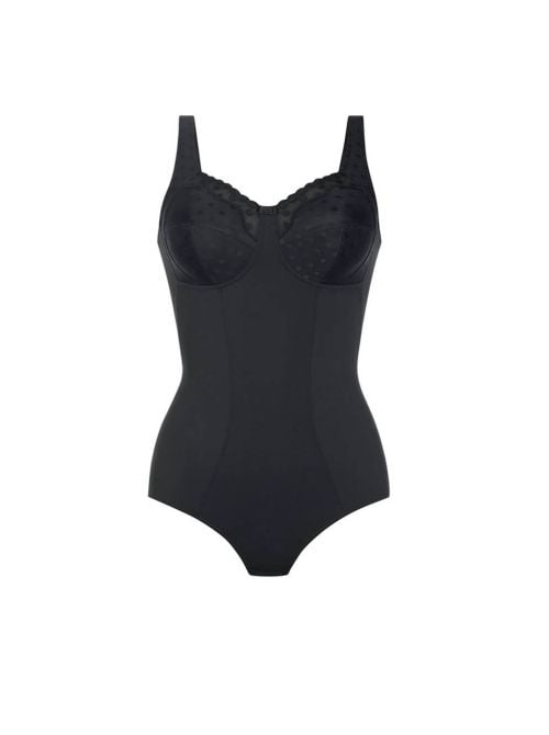 Airita 3550 - Body modellatore senza ferretto, nero