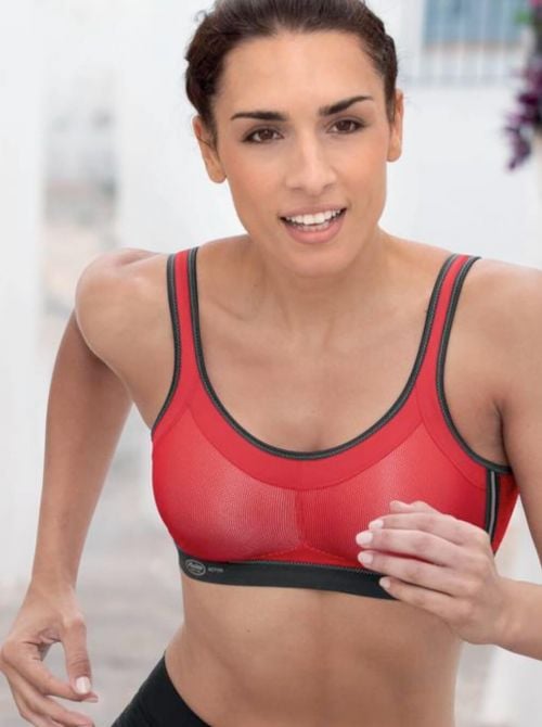 5529 reggiseno sportivo senza ferretto, rosso ANITA ACTIVE