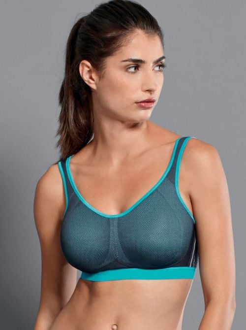 5533 Air Control sport bra,peacock/antracite ANITA ACTIVE