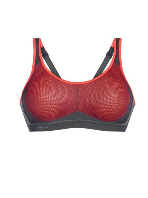 5533 Air Control reggiseno sportivo senza ferretto, corallo/antracite