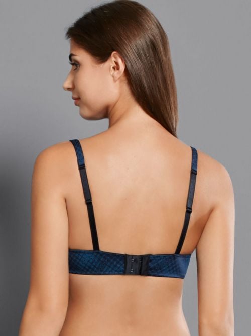 Caroline Reggiseno con ferretto e coppe preformate, blu notte