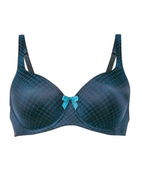 Caroline Reggiseno con ferretto e coppe preformate, blu notte
