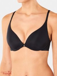Body Make-Up Essentials MWHP01 Reggiseno a triangolo con ferretto, nero