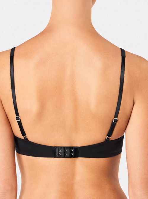 Body Make-Up Essentials MWHP01 Reggiseno a triangolo con ferretto, nero