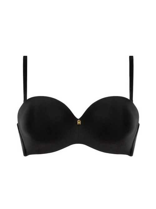 Body Make-Up Essentials WDP balcony bra with removable straps, black