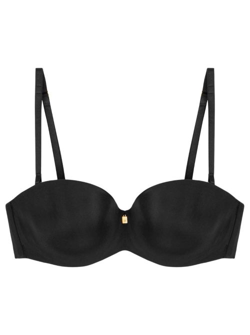 Reggiseno a Fascia Imbottito con Ferretto Body Make-Up Essentials WDP, nero