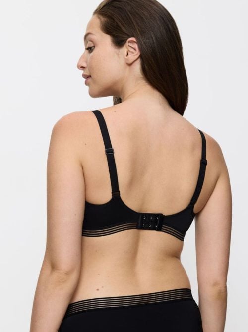 Infinite Sensation W01 Reggiseno Minimizer con ferretto, nero