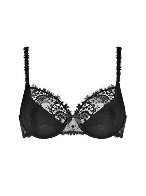 Wish Reggiseno tulipano con ferretto, nero