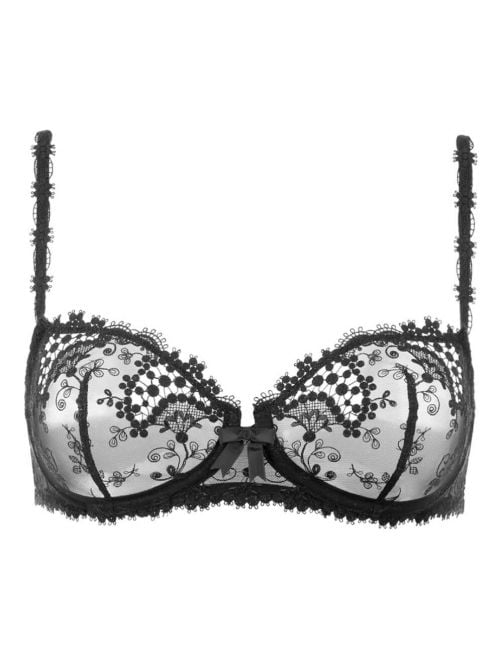 Wish Reggiseno a balconcino con ferretto, nero