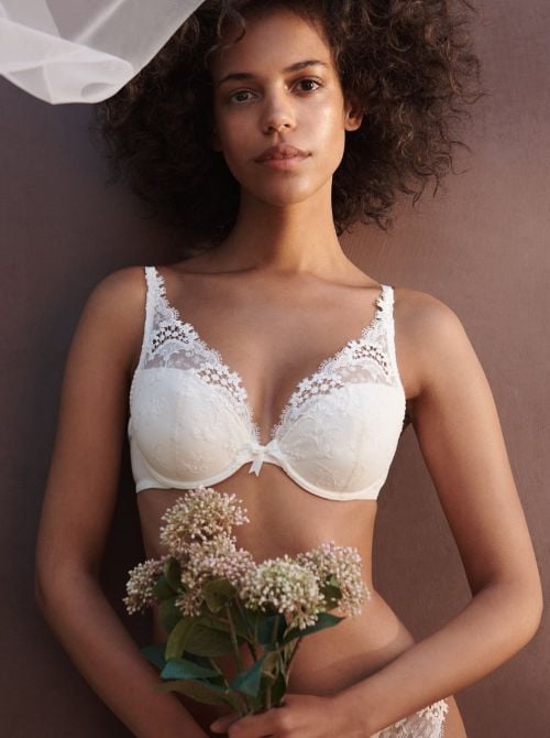 Wish Triangle push-up bra, natural SIMONE PERELE