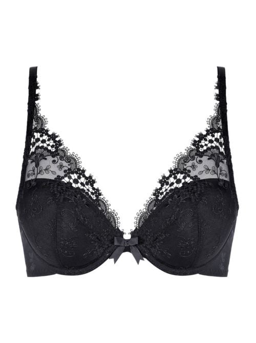 Wish Reggiseno push-up a triangolo, nero