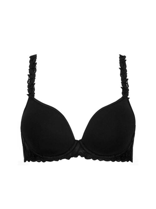 Andora 131316 Reggiseno imbottito con spalline multiposizione, nero