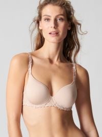 Andora 131316 Reggiseno imbottito con spalline multiposizione, Ecrù