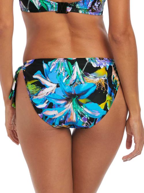 Paradise Bay Slip con laccetti laterali per bikini ,aqua multi