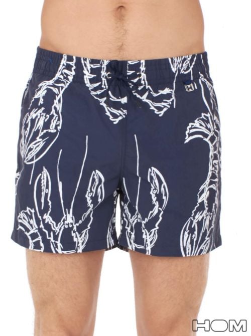 Beache boxer lobster, navywhite HOM