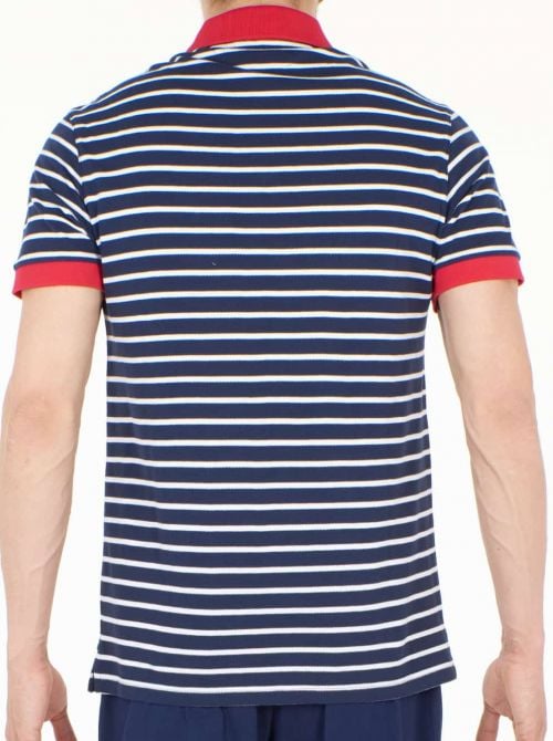 Antoine Polo for men short sleeve, navy white HOM