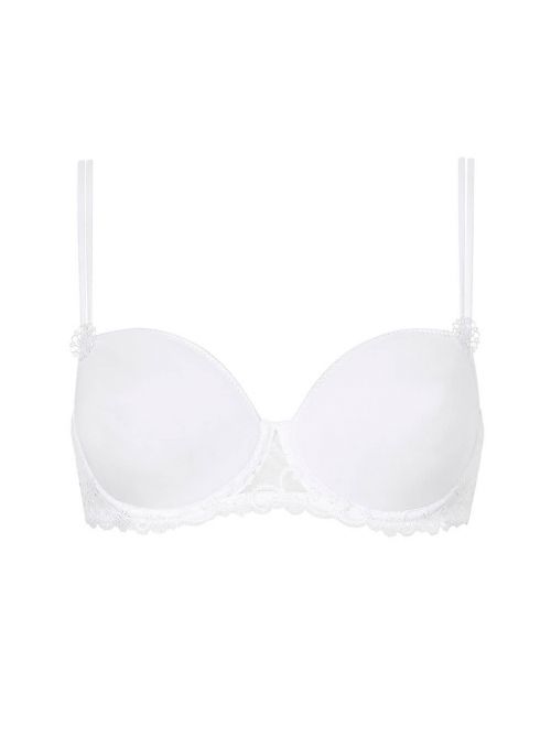 Delice Reggiseno imbottito a balconcino,bianco