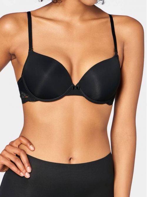 Lovely micro WHUM push-up, nero TRIUMPH