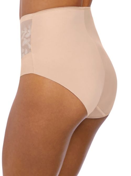 Illusion High Waist Brief, Natural Beige