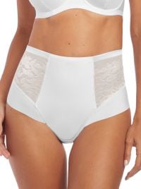 Illusion Slip a vita alta, bianco