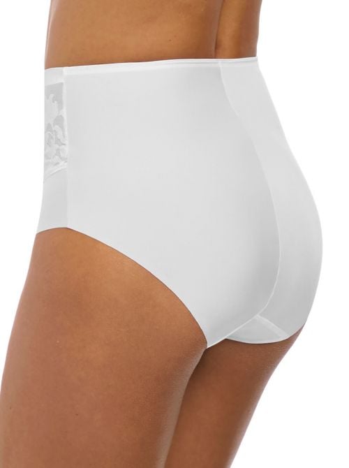 Illusion Slip a vita alta, bianco