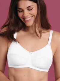 5301X  Allie Reggiseno per protesi, bianco